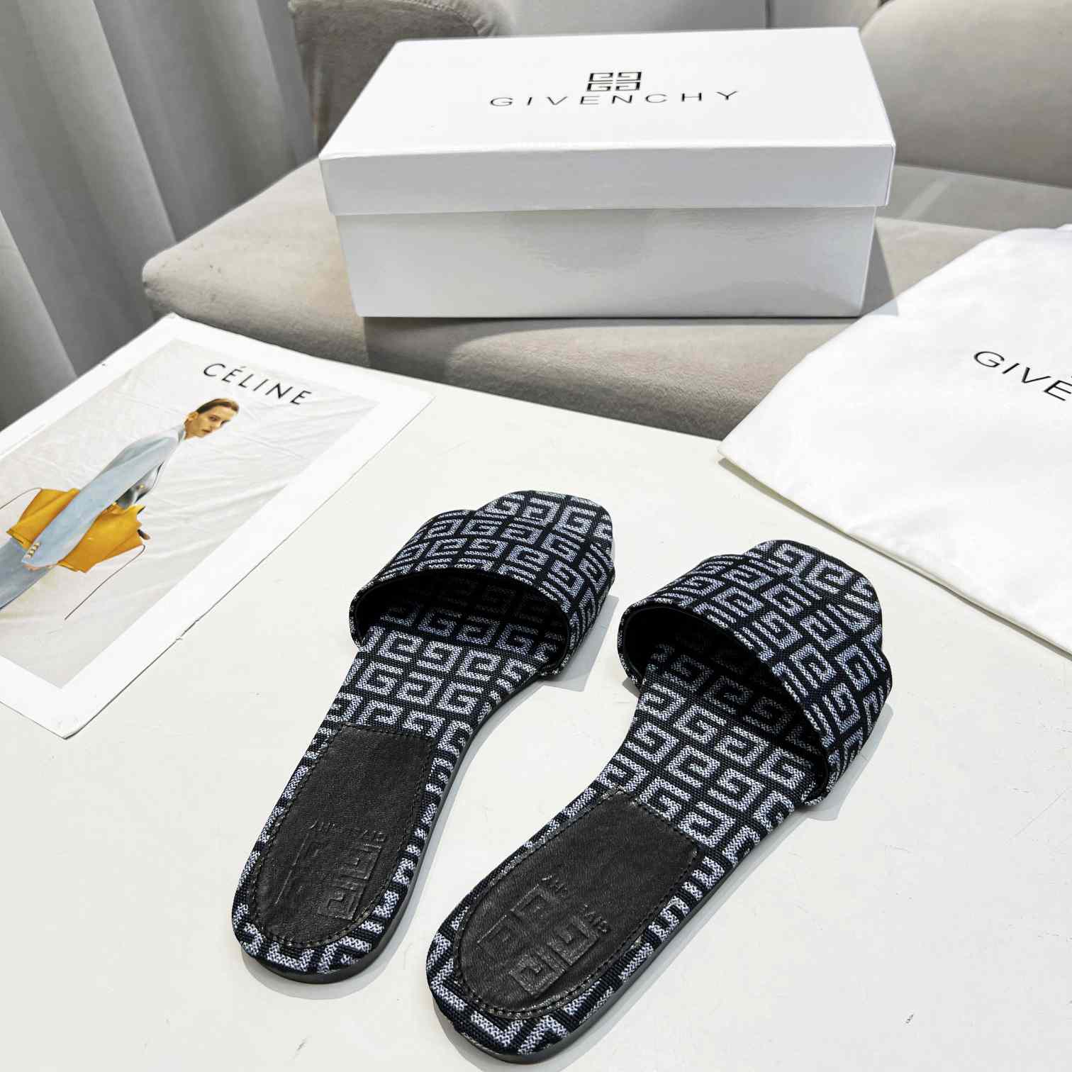 Givenchy 4G Flat Mule Sandals - PerfectKickZ