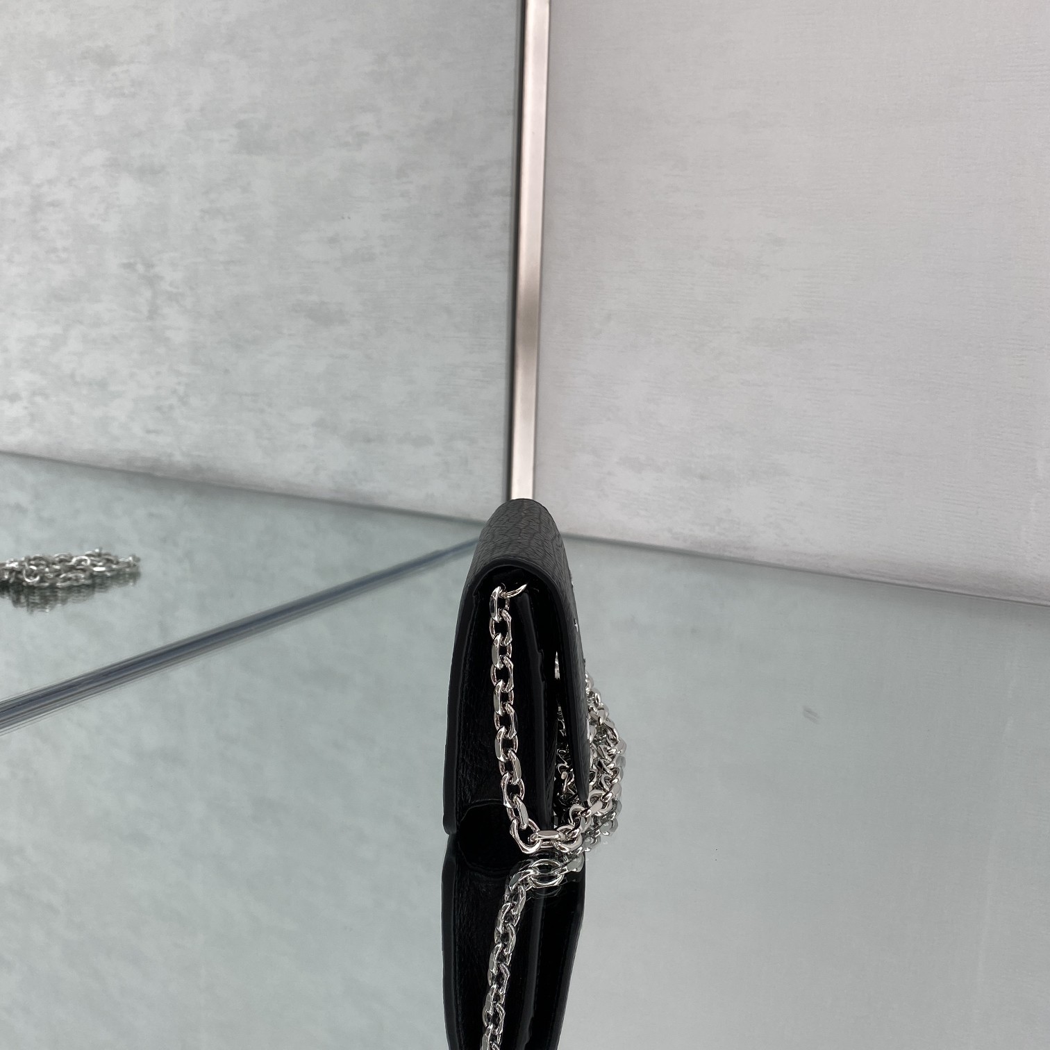 Maison Margiela Black Small Chain Strap Wallet Bag(10x9x3cmm) - PerfectKickZ
