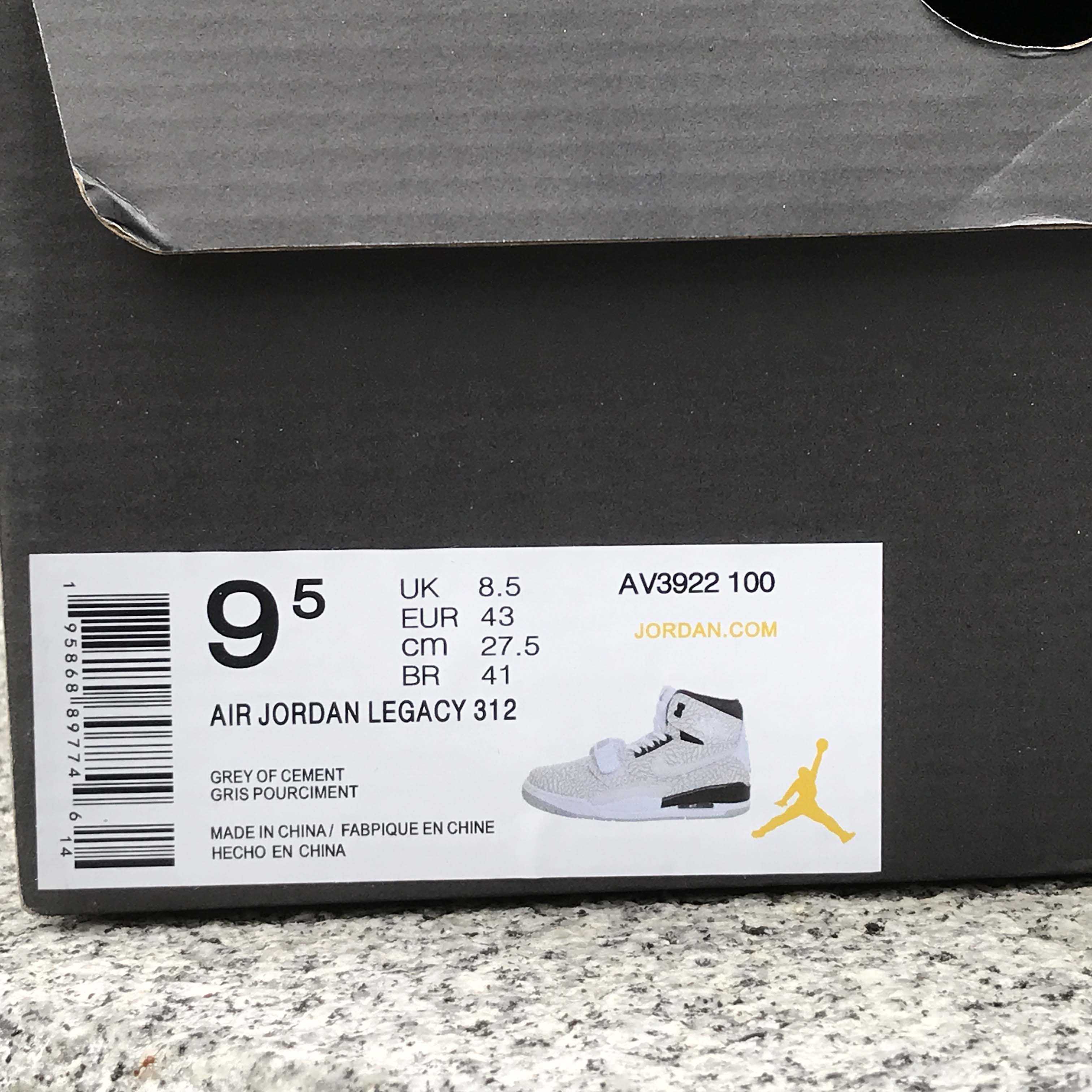 Air Jordan Legacy 312 Sneaker  AV3922-100 - PerfectKickZ