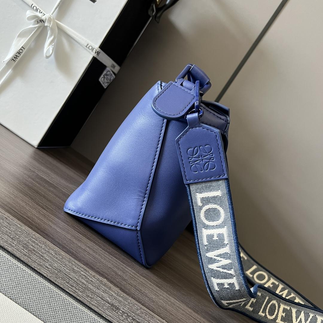 Loewe Small Puzzle Edge Bag In Satin Calfskin - PerfectKickZ