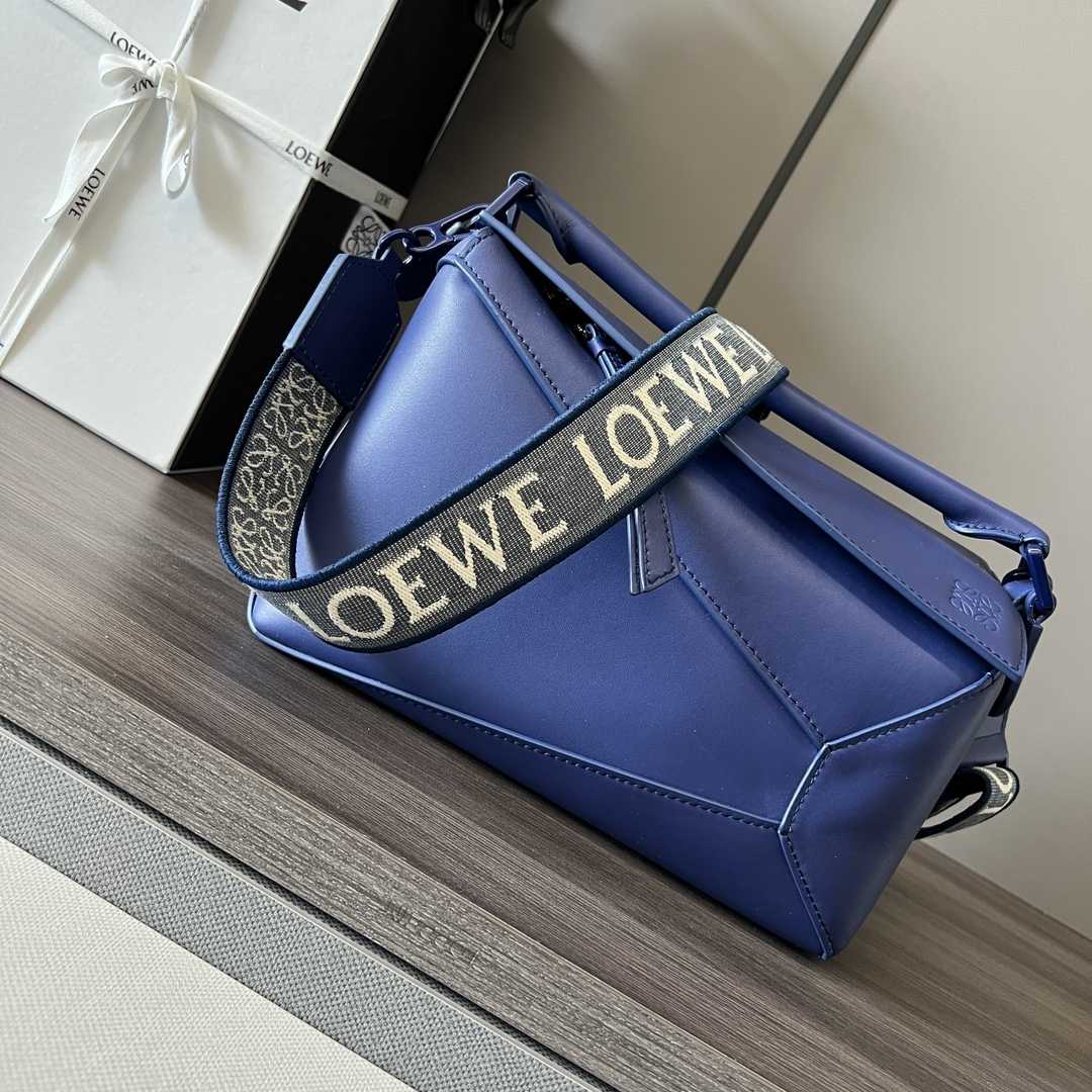Loewe Small Puzzle Edge Bag In Satin Calfskin - PerfectKickZ