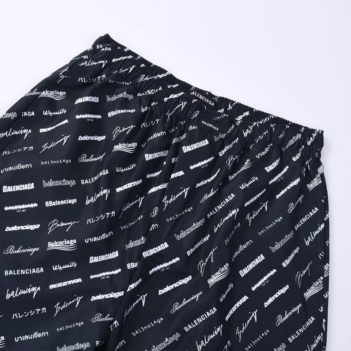 Balenciaga All-Over Logo Trousers - PerfectKickZ