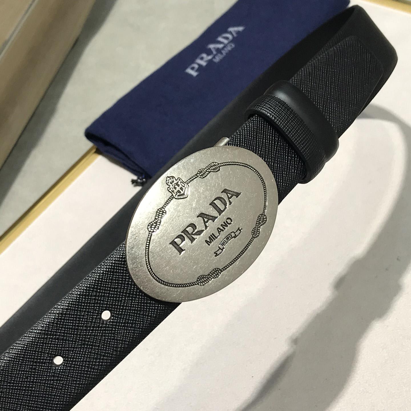 Prada Leather Belt - PerfectKickZ