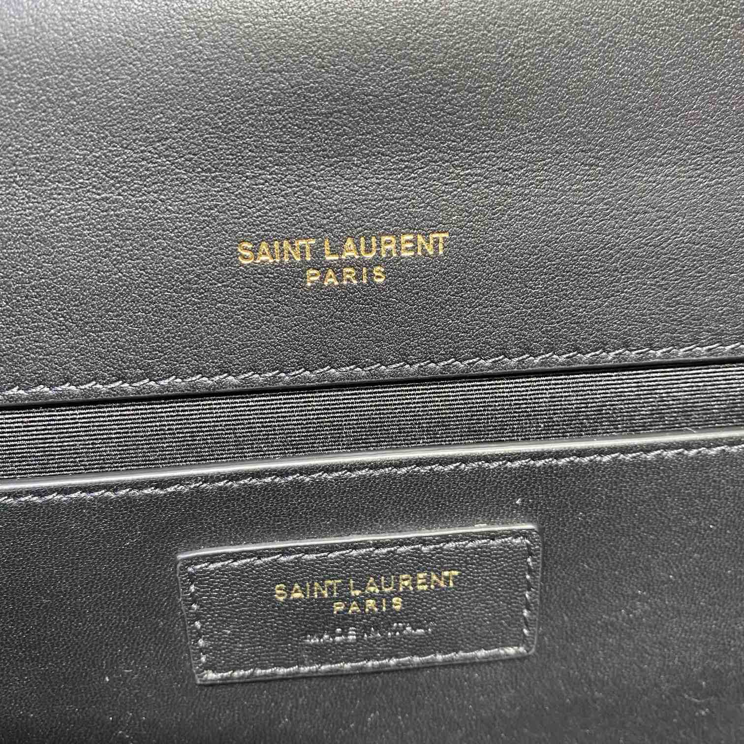 Saint Laurent Striped Small Chain Bag(20x13x5.5cm) - PerfectKickZ