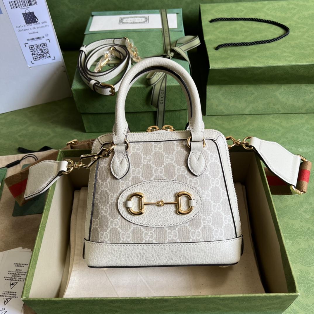 Gucci Horsebit 1955 GG Mini Bag(20-19.5-7.5cm) - PerfectKickZ