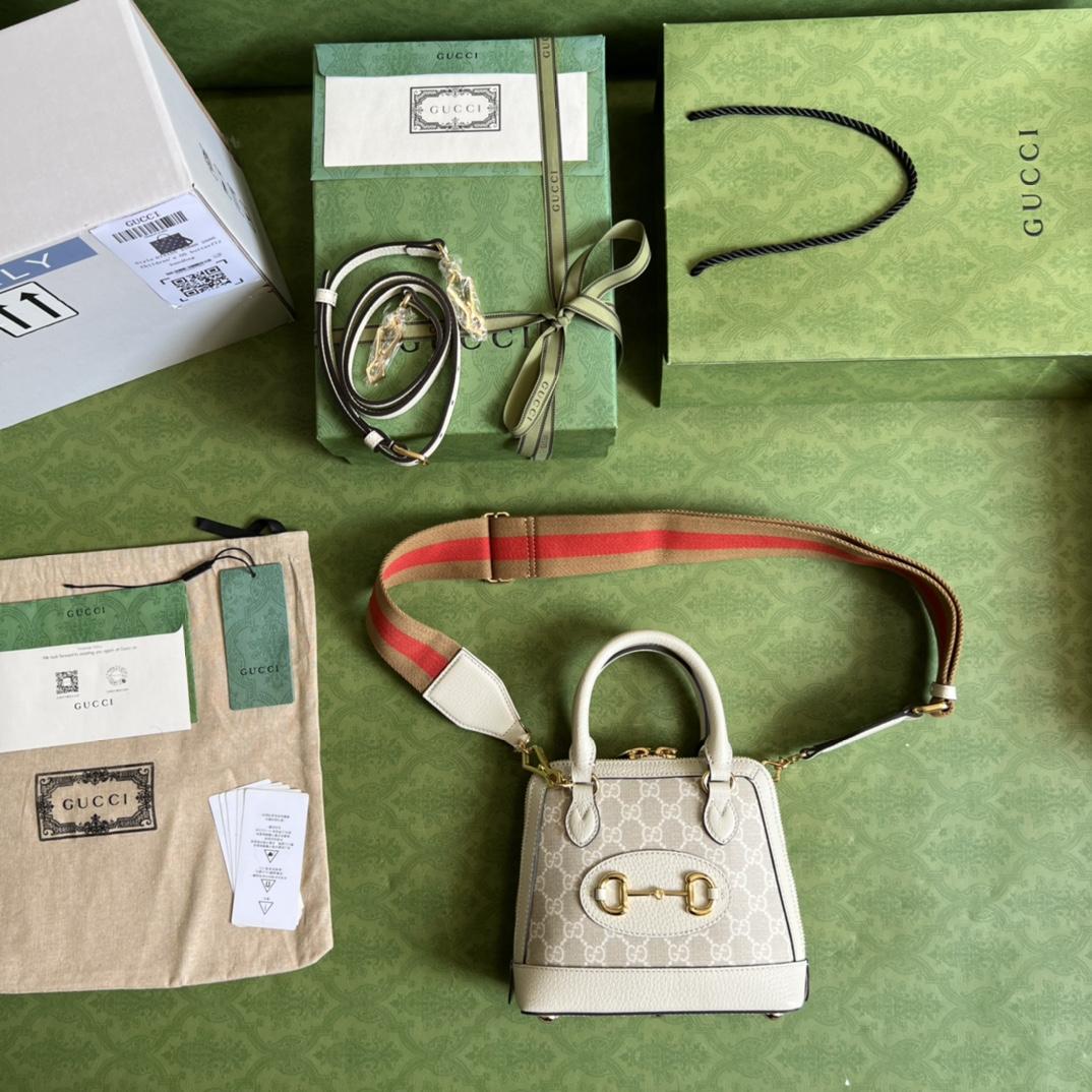 Gucci Horsebit 1955 GG Mini Bag(20-19.5-7.5cm) - PerfectKickZ