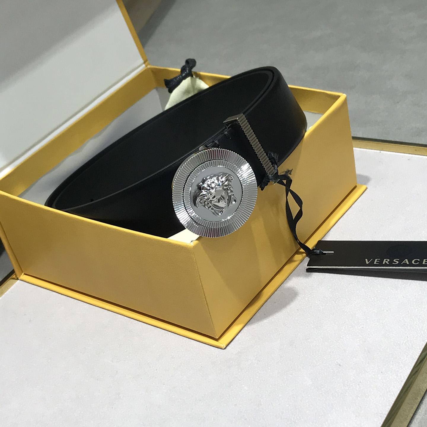Versace Medusa Leathre Belt    38mm - PerfectKickZ