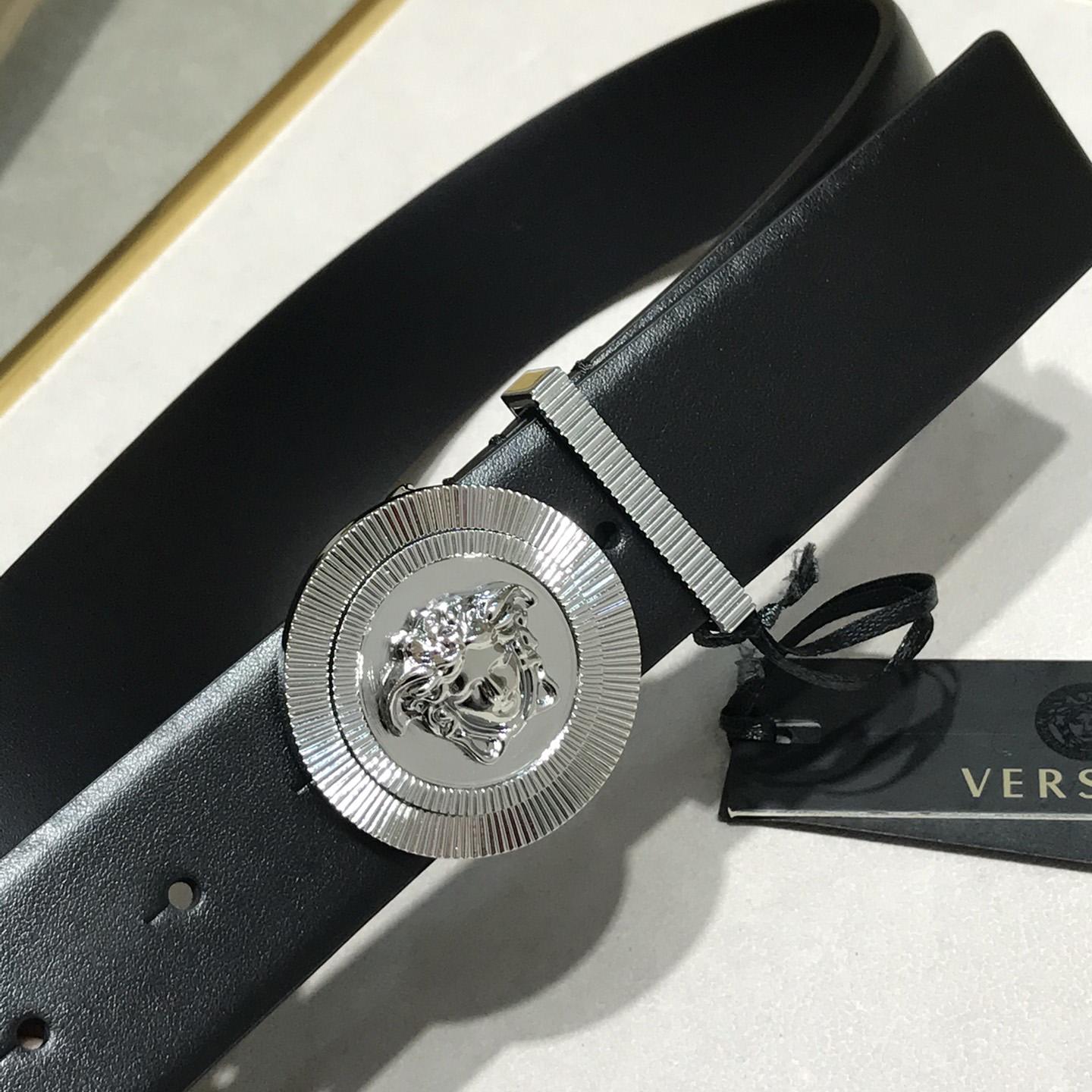 Versace Medusa Leathre Belt    38mm - PerfectKickZ