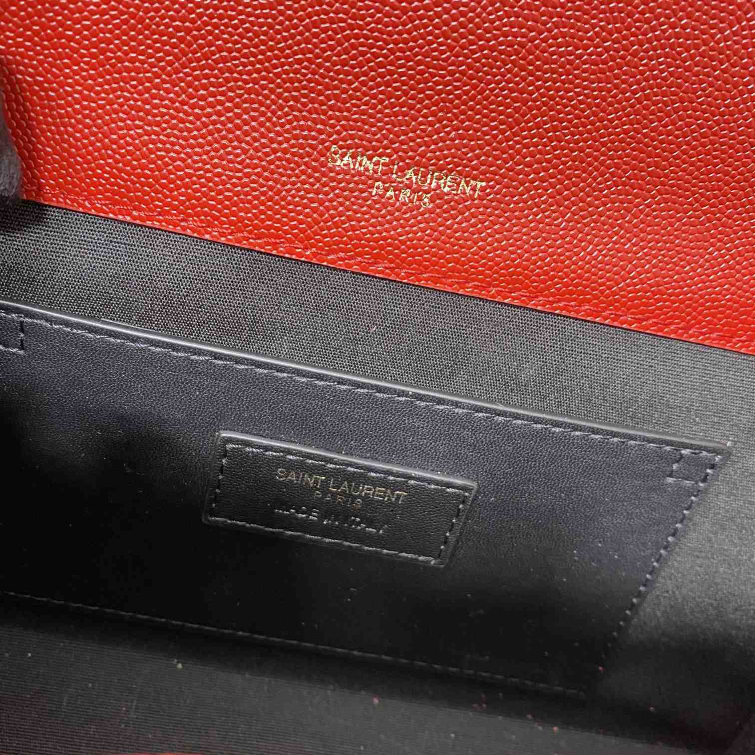 Saint Laurent Kate Medium Chain Bag In Grain De Poudre Embossed Leather - PerfectKickZ