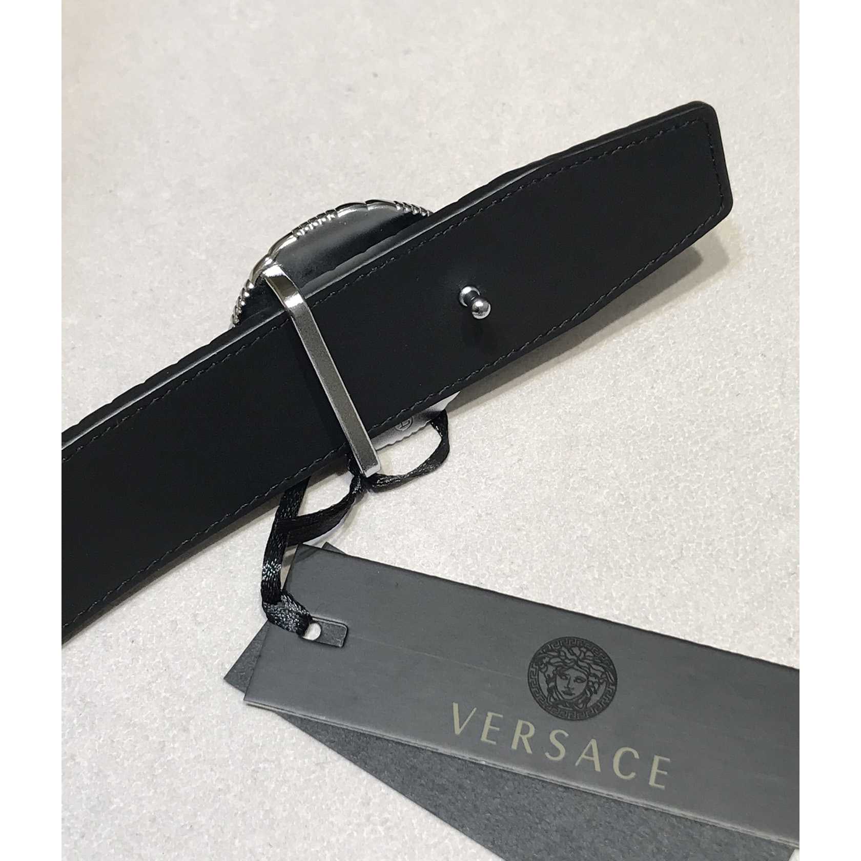 Versace Medusa Leathre Belt    39mm - PerfectKickZ
