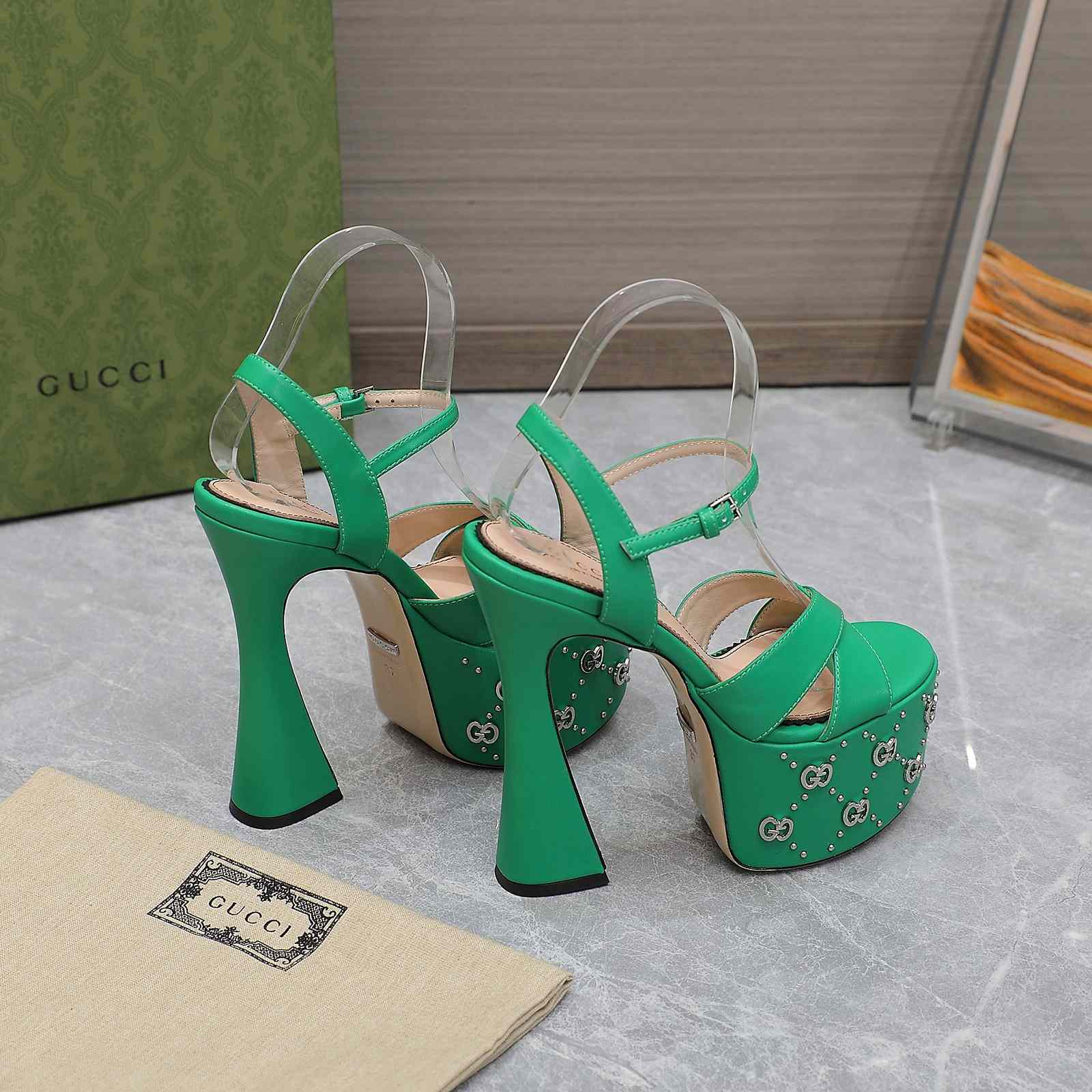 Gucci Women's Interlocking G Studs Sandal - PerfectKickZ