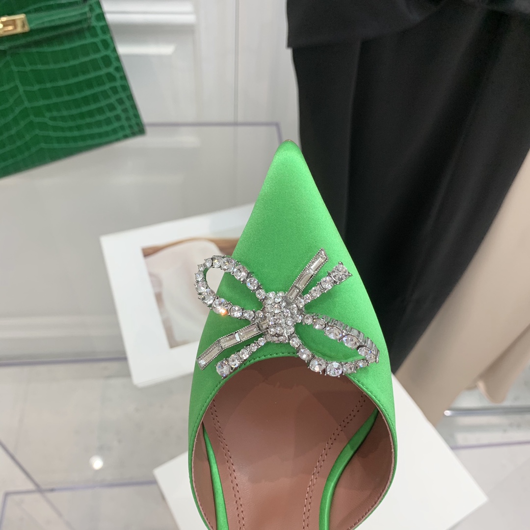 Amina Muaddi Leathre Heels - PerfectKickZ