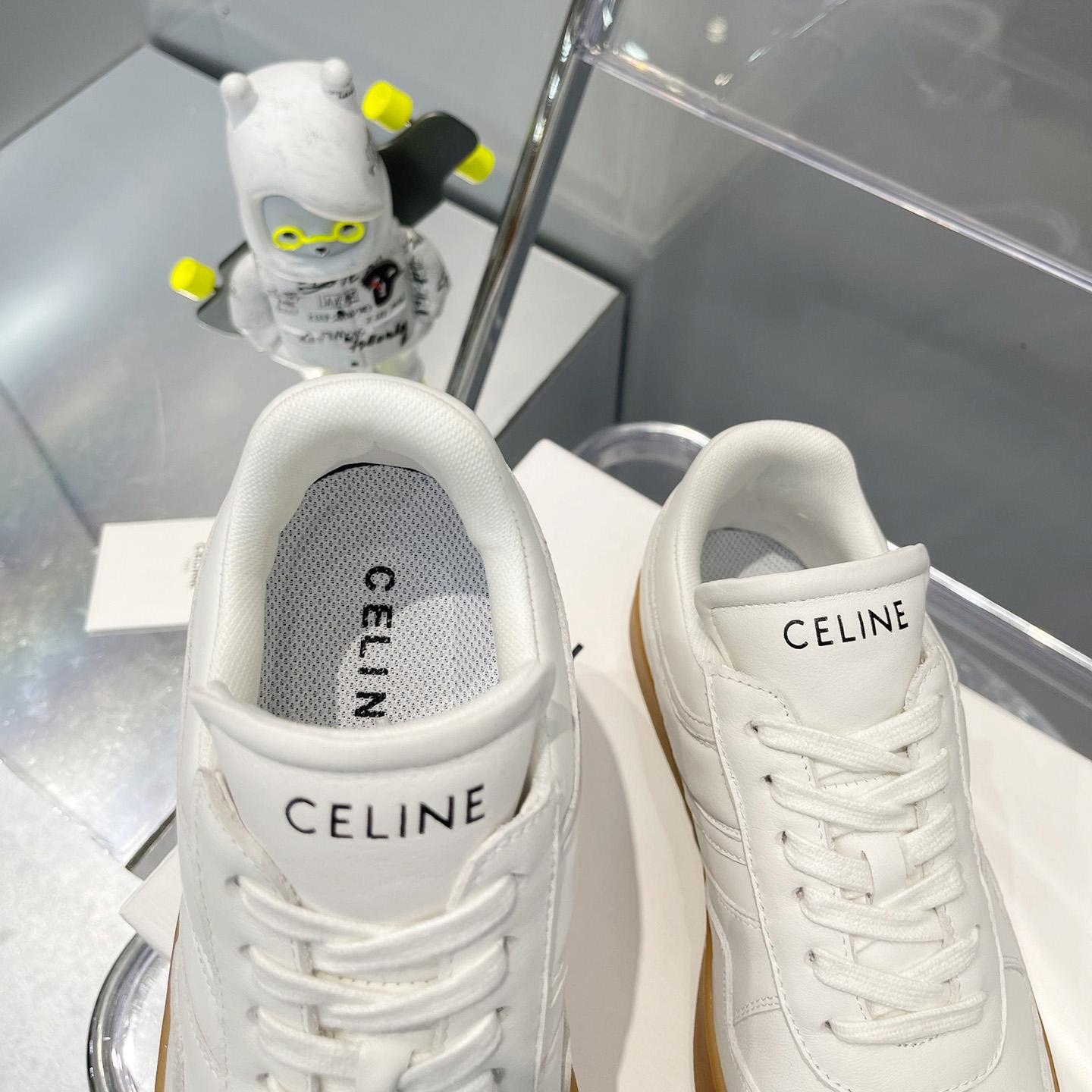Celine Trainer Low Lace -Up Sneaker In Calfskin - PerfectKickZ