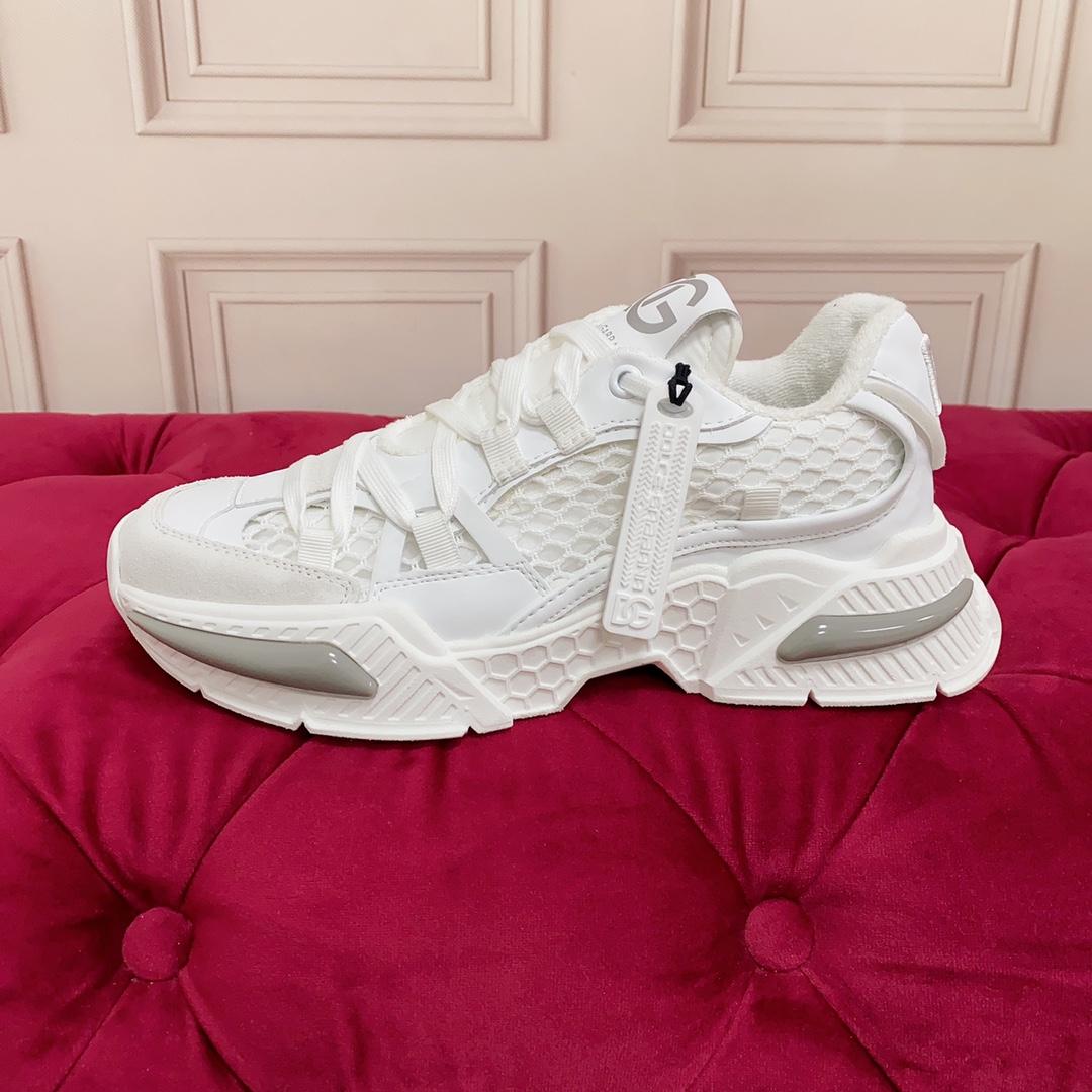 Dolce & Gabbana Mixed-Material Airmaster Sneakers - PerfectKickZ