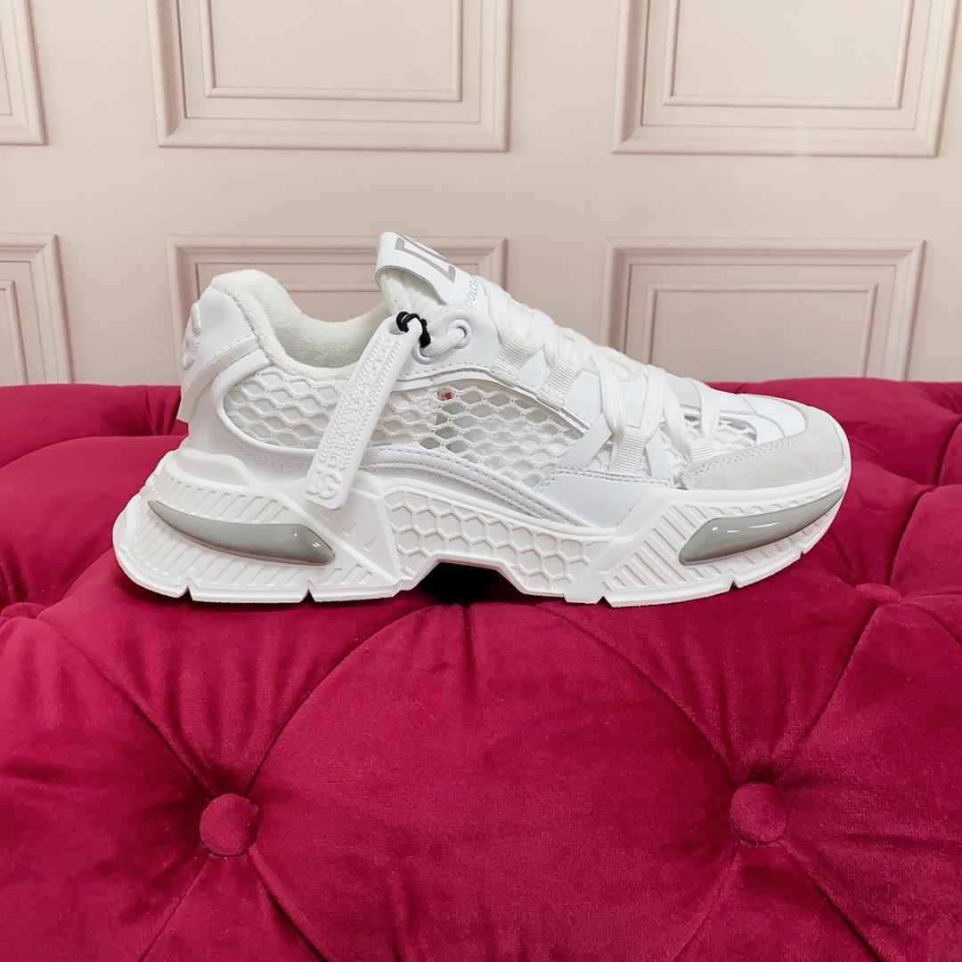 Dolce & Gabbana Mixed-Material Airmaster Sneakers - PerfectKickZ