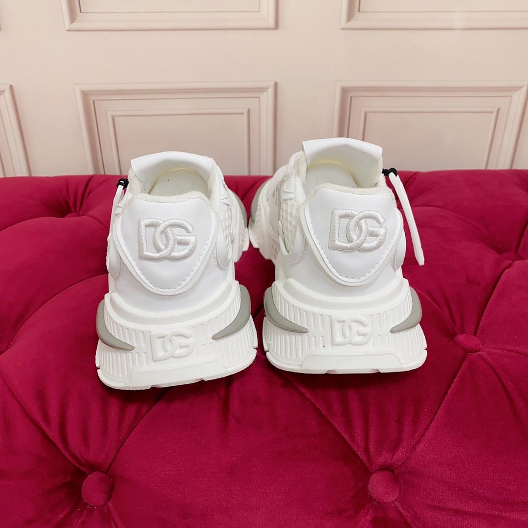 Dolce & Gabbana Mixed-Material Airmaster Sneakers - PerfectKickZ