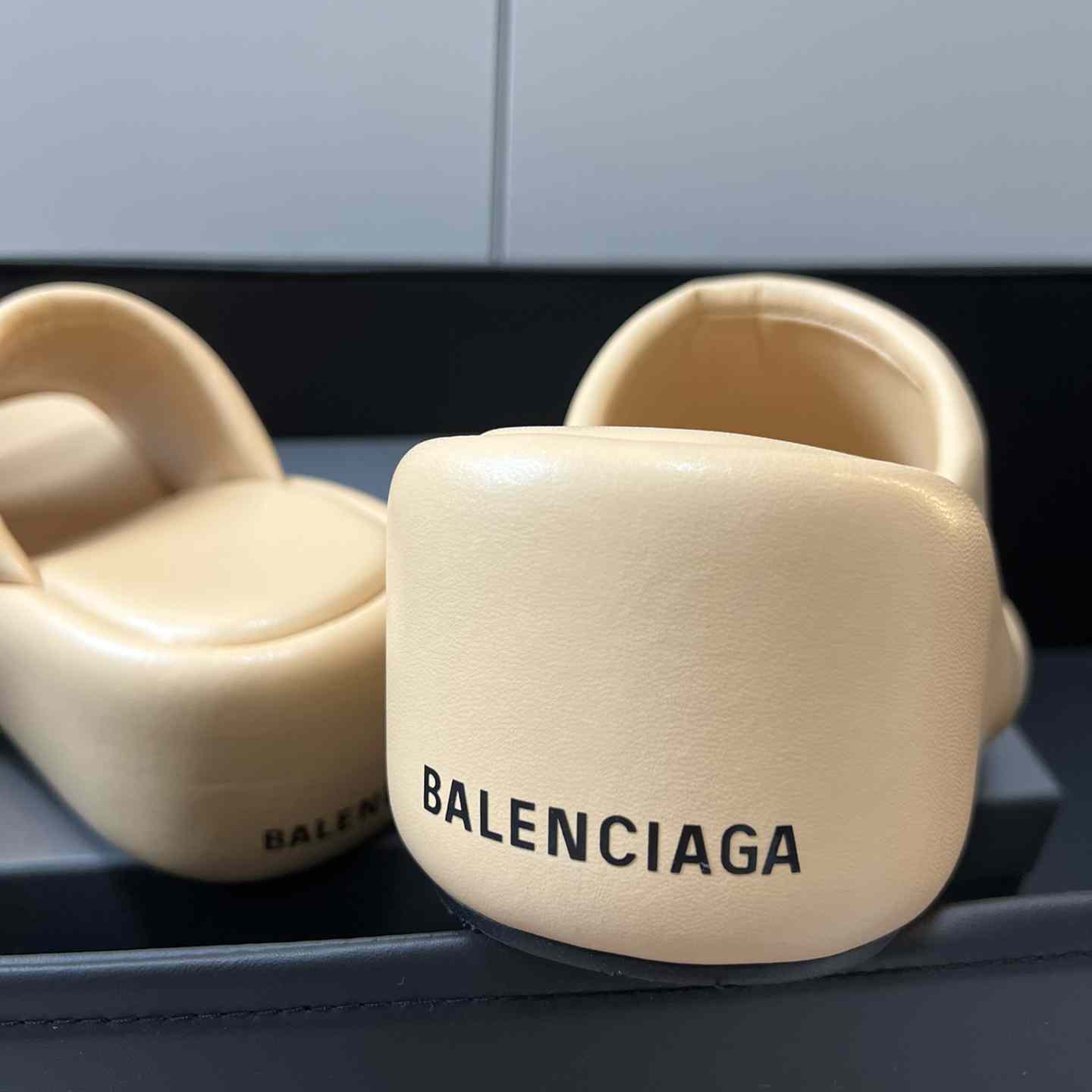 Balenciaga Rise Wedge Sandals - PerfectKickZ