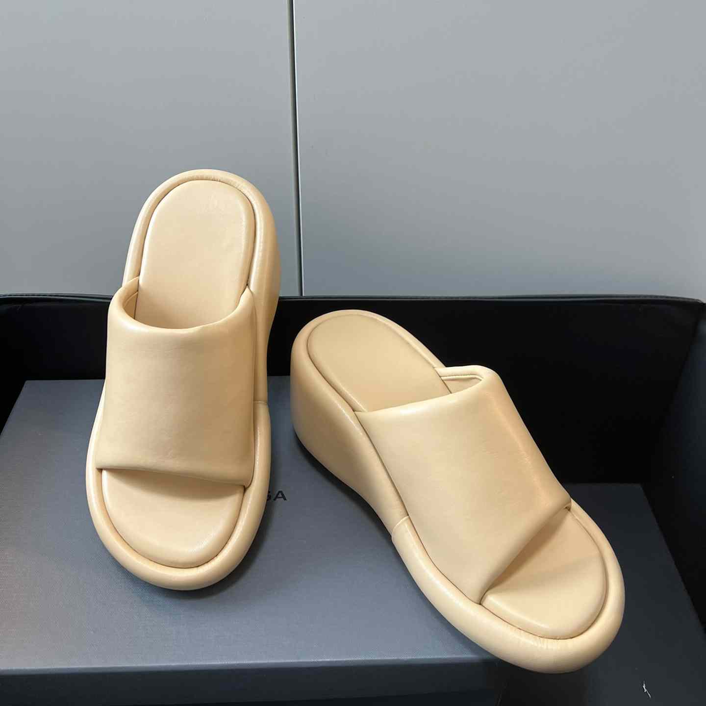 Balenciaga Rise Wedge Sandals - PerfectKickZ