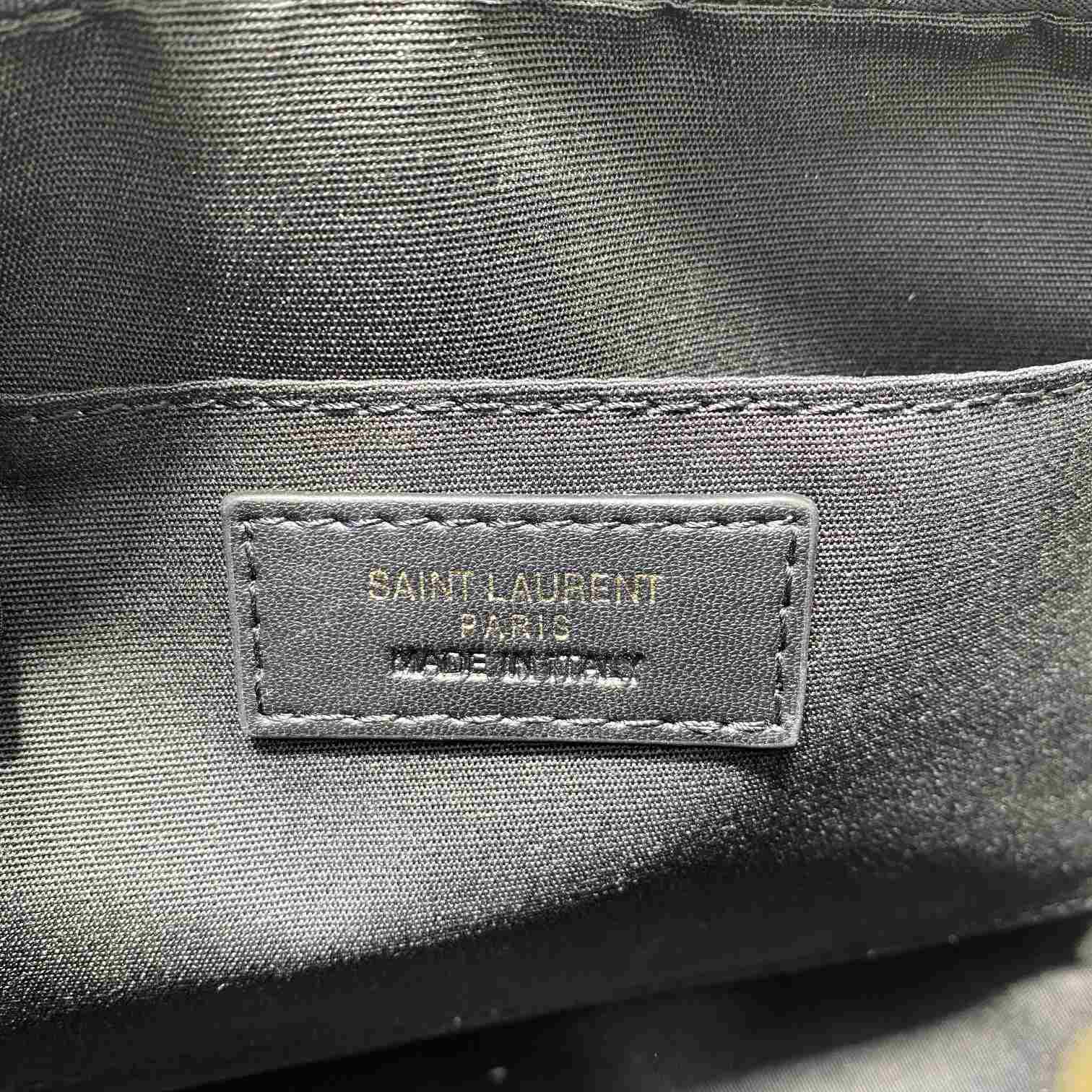 Saint Laurent Lou Camera Bag In Crocodile-Embossed Shiny Leather - PerfectKickZ