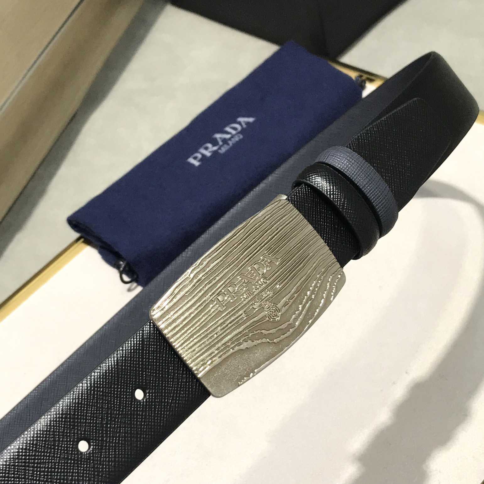 Prada Leather Belt - PerfectKickZ