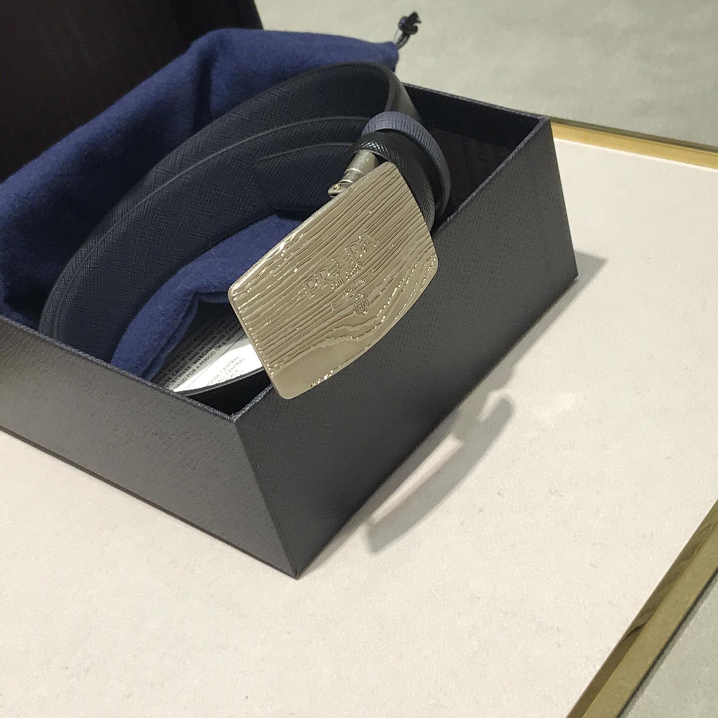 Prada Leather Belt - PerfectKickZ