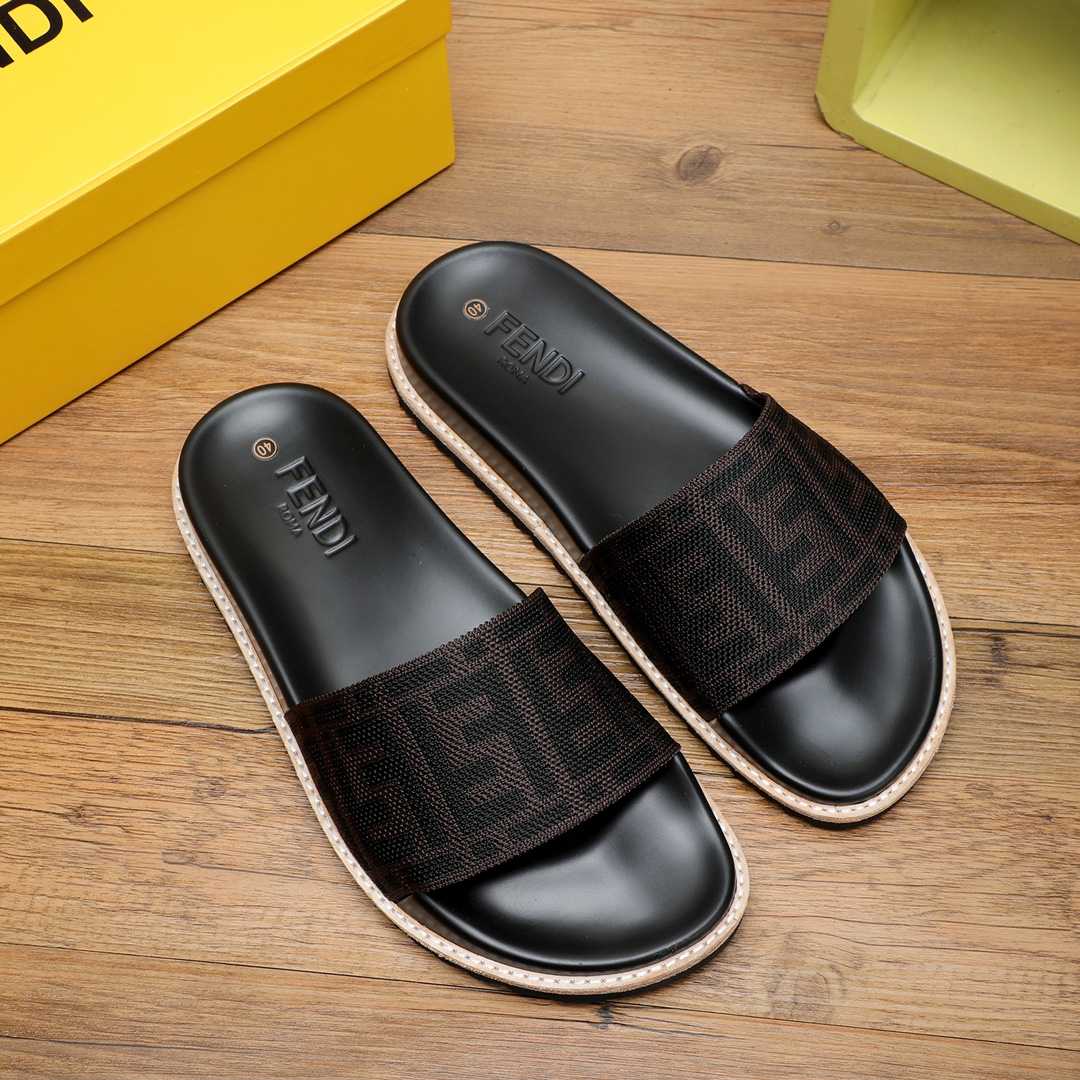 Fendi FF Logo Slides - PerfectKickZ
