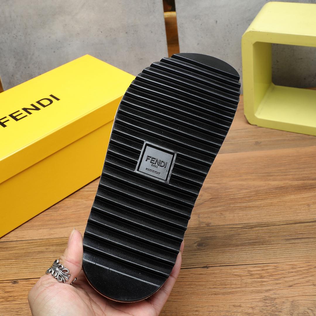 Fendi FF Logo Slides - PerfectKickZ