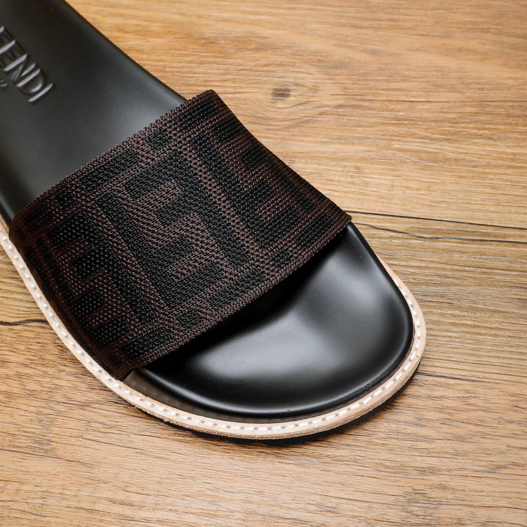 Fendi FF Logo Slides - PerfectKickZ