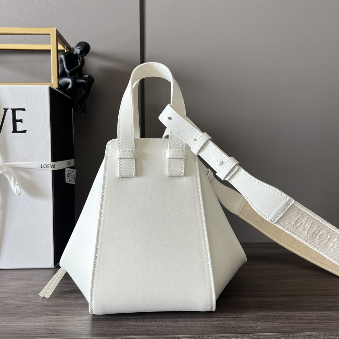 Loewe Compact Hammock In Satin Calfskin - PerfectKickZ