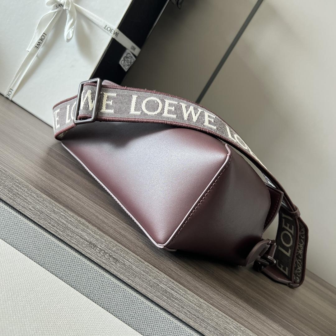 Loewe Small Puzzle Edge Bag In Satin Calfskin - PerfectKickZ