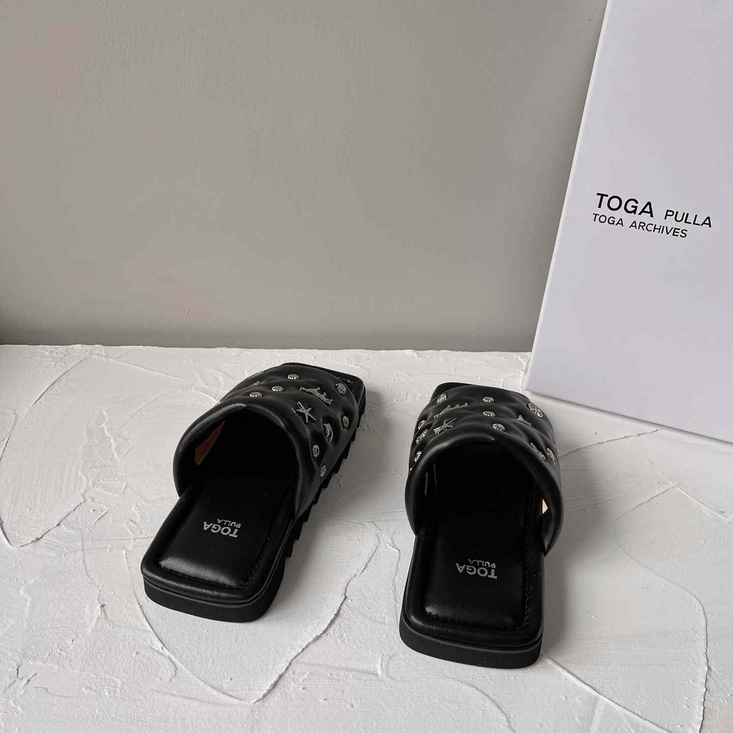 Toga Virilis Leather Slides - PerfectKickZ