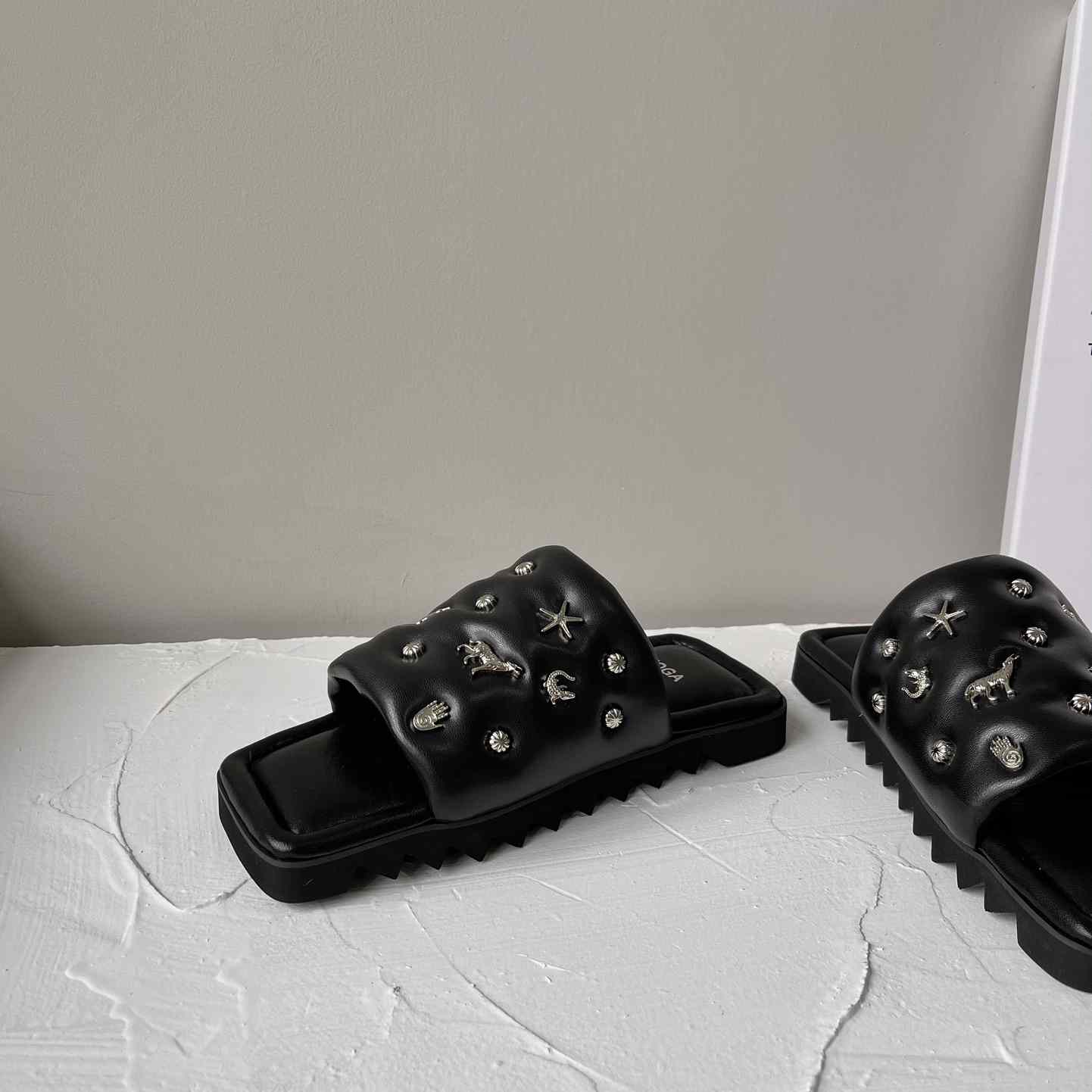 Toga Virilis Leather Slides - PerfectKickZ