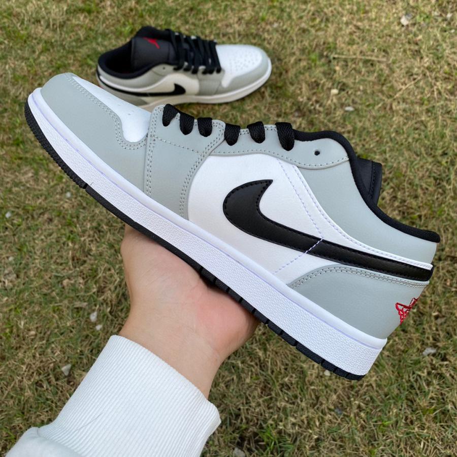 Air Jordan 1 Low “Light Smoke Grey” Sneaker   553558-030 - PerfectKickZ