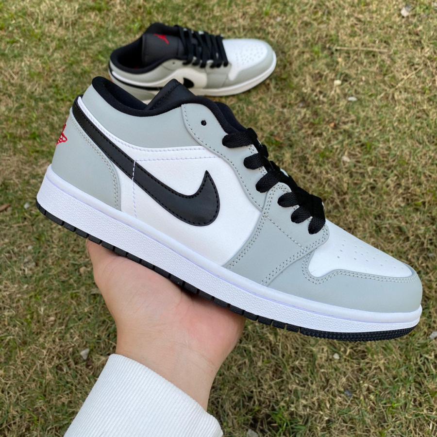 Air Jordan 1 Low “Light Smoke Grey” Sneaker   553558-030 - PerfectKickZ