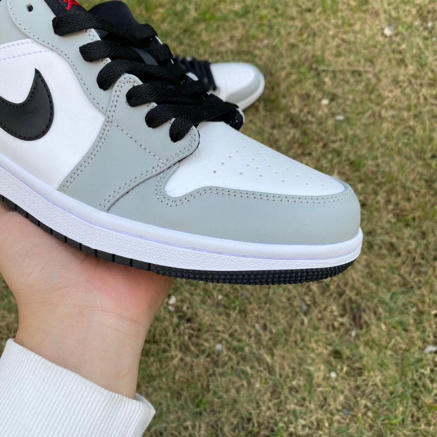 Air Jordan 1 Low “Light Smoke Grey” Sneaker   553558-030 - PerfectKickZ