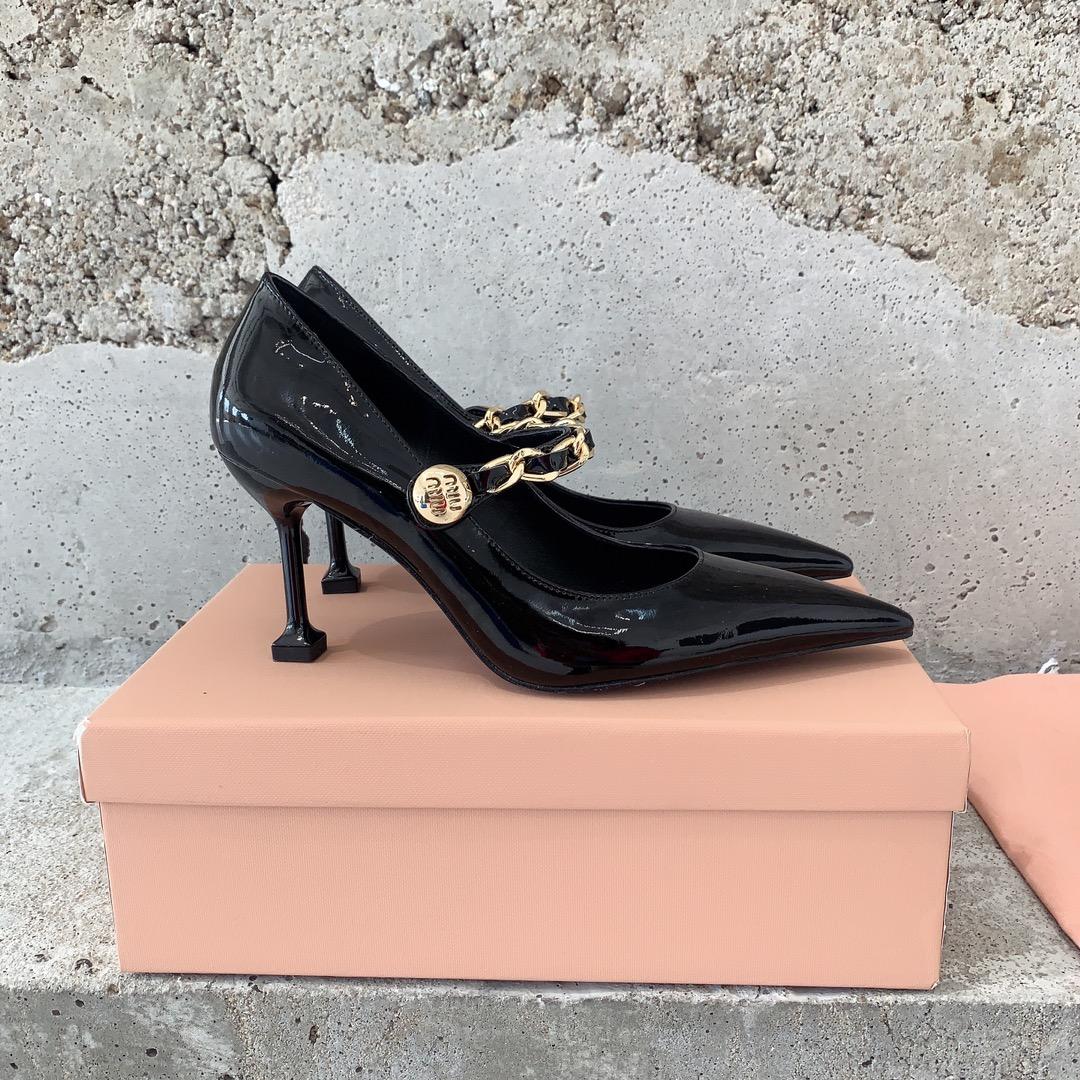 Miu Miu Patent Leather Pumps - PerfectKickZ