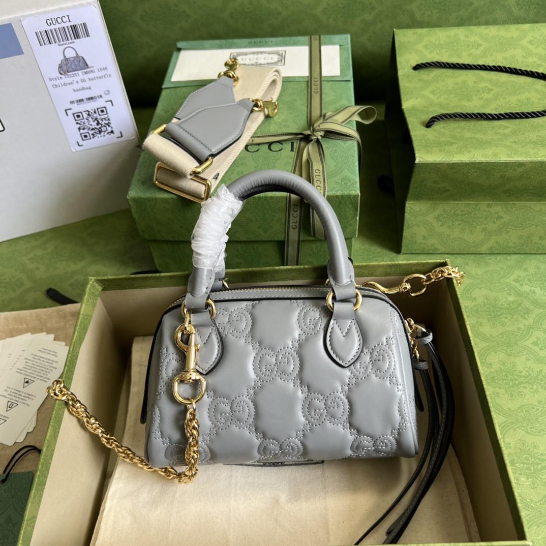 Gucci GG Matelassé Mini Bag(19*13*11cm) - PerfectKickZ