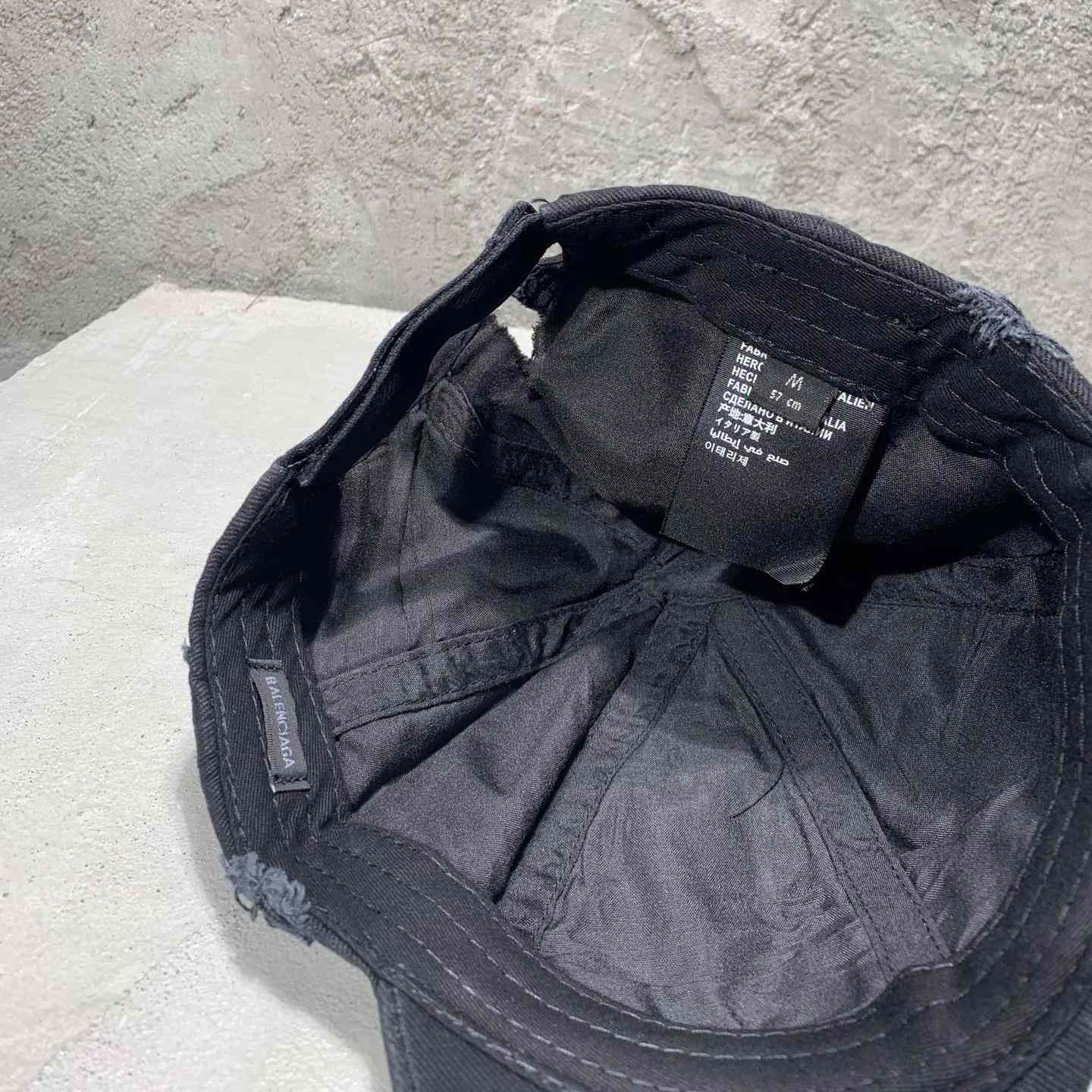 Balenciaga Cap Destroyed Piercing - PerfectKickZ