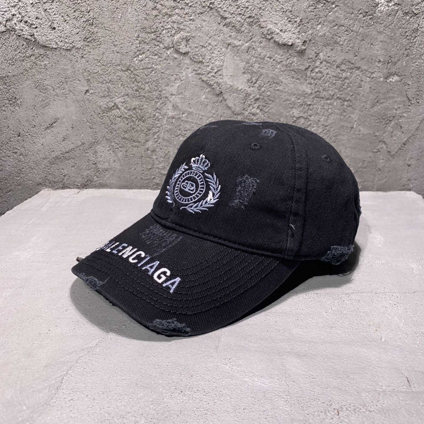 Balenciaga Cap Destroyed Piercing - PerfectKickZ