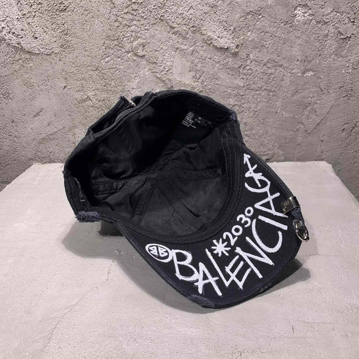 Balenciaga Cap Destroyed Piercing - PerfectKickZ