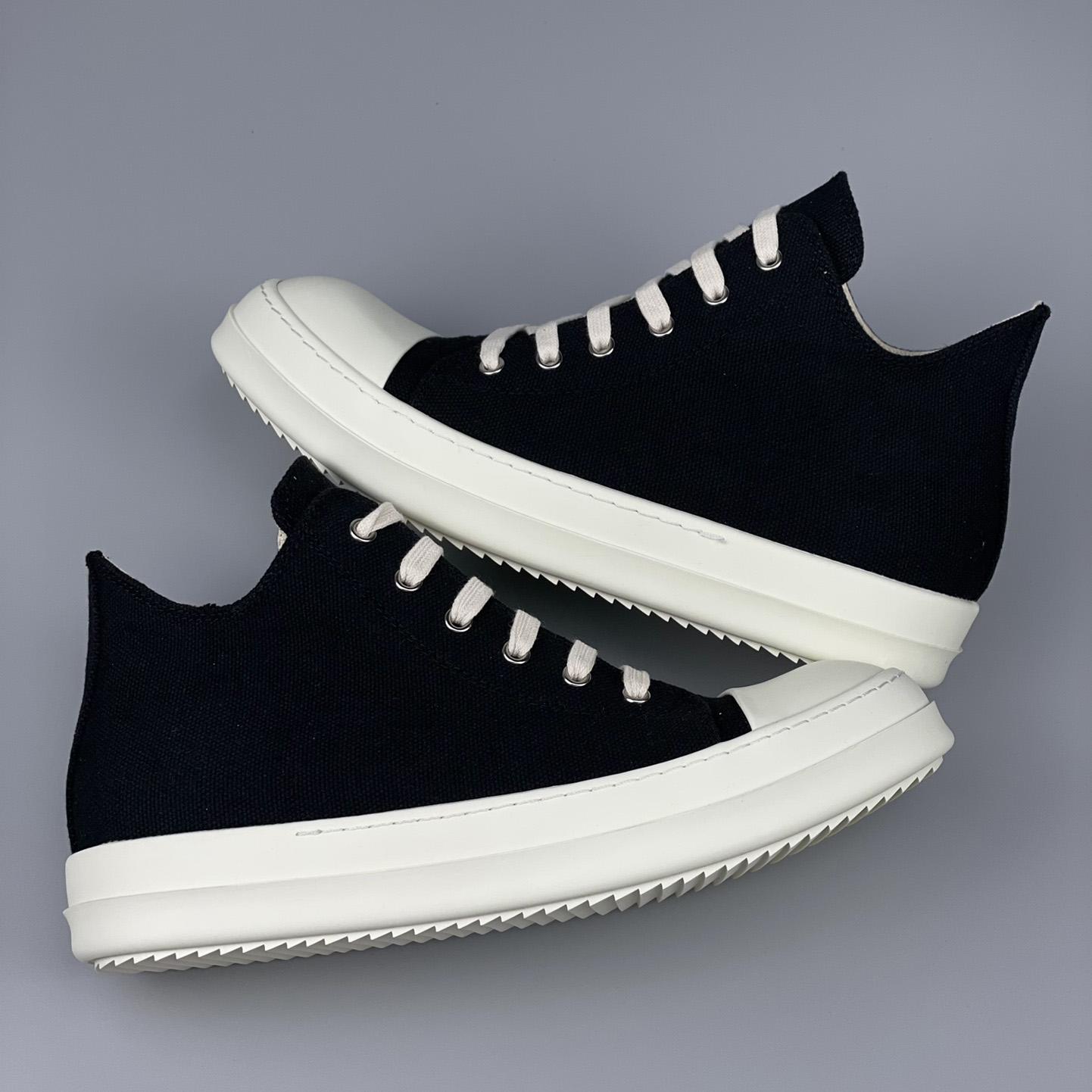 Rick Owens Drkshdw Low Top Ramones Sneakers - PerfectKickZ