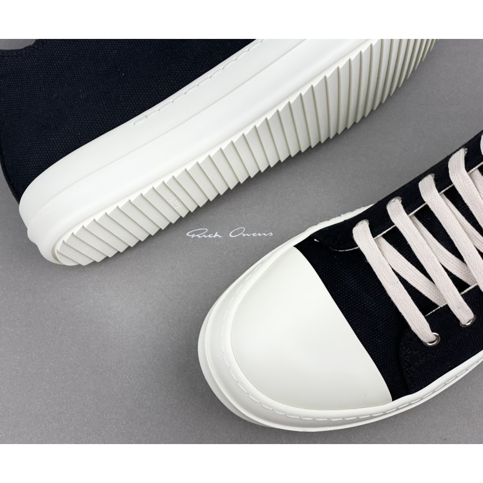 Rick Owens Drkshdw Low Top Ramones Sneakers - PerfectKickZ