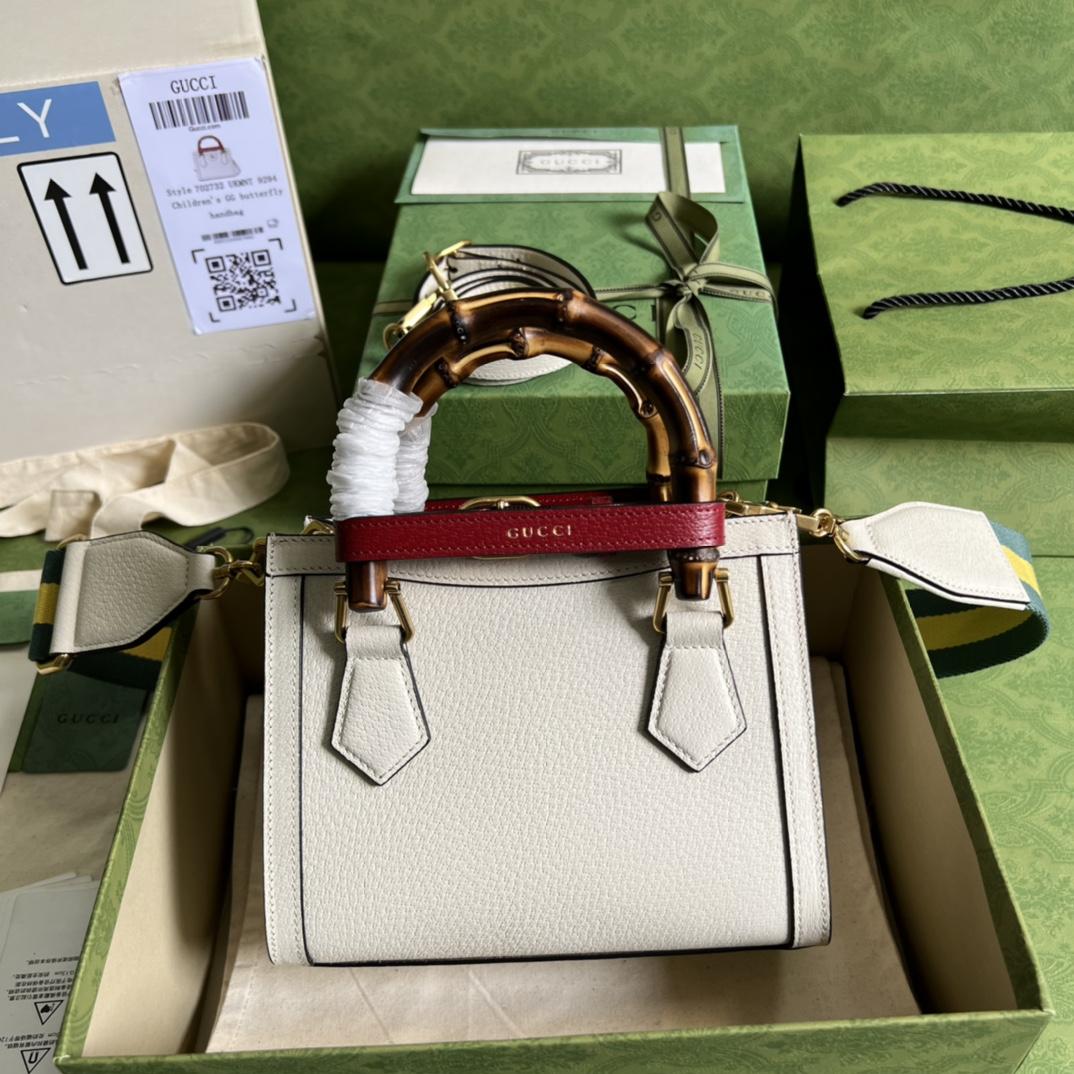 Gucci Diana Mini Tote Bag(20*16*10cm) - PerfectKickZ