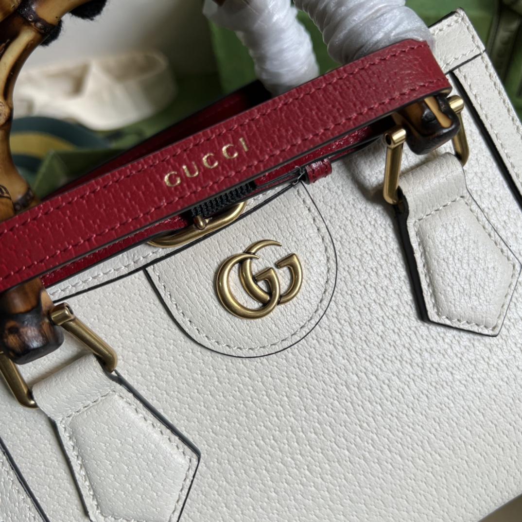 Gucci Diana Mini Tote Bag(20*16*10cm) - PerfectKickZ