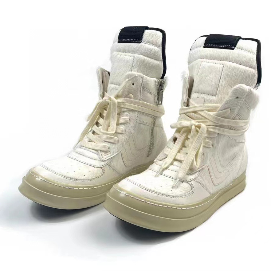 Rick Owens Dunks High-Top Sneakers - PerfectKickZ
