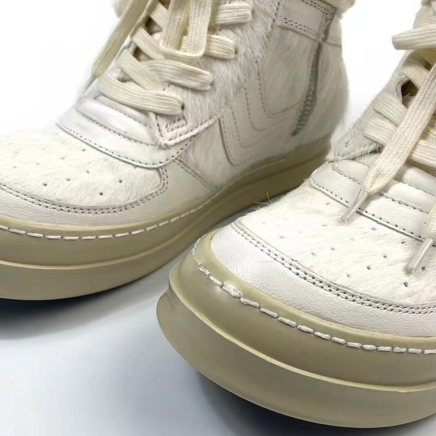 Rick Owens Dunks High-Top Sneakers - PerfectKickZ