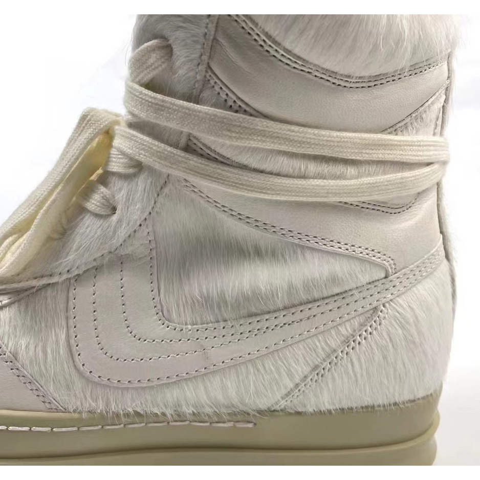 Rick Owens Dunks High-Top Sneakers - PerfectKickZ