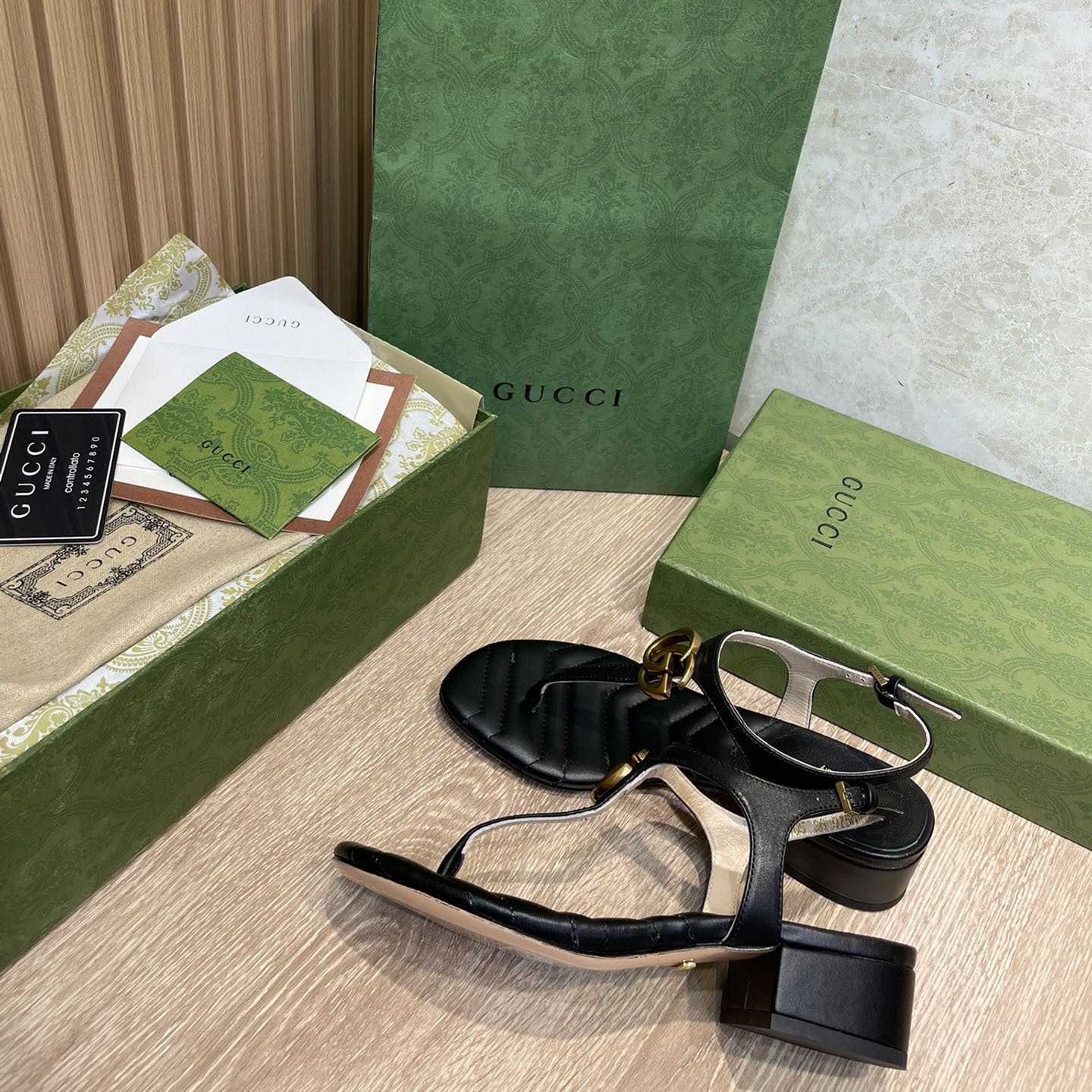 Gucci Women's Double G Sandal - PerfectKickZ