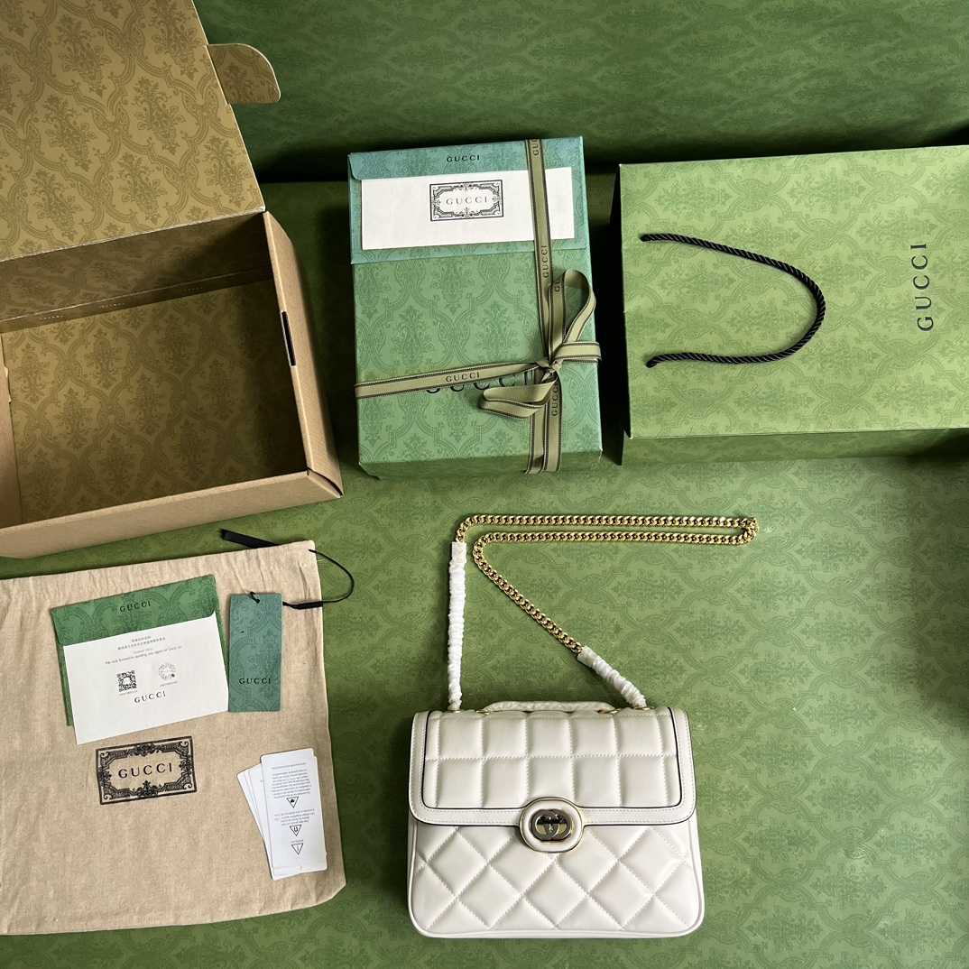 Gucci Deco Small Shoulder Bag (25-19.5-8cm) - PerfectKickZ