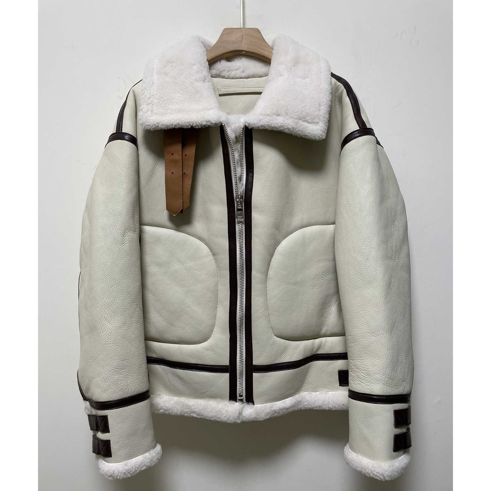 Loewe Aviator Jacket In Shearling - PerfectKickZ